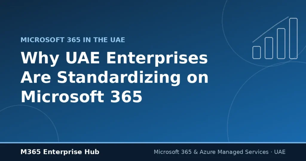 Why UAE enterprises are standardizing on Microsoft 365 — M365 Enterprise Hub