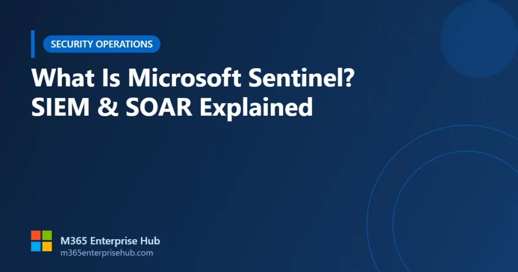 Microsoft Sentinel SIEM and SOAR explained